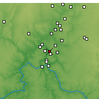 Nearby Forecast Locations - Sharonville - Carte