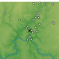Nearby Forecast Locations - Springdale - Carte