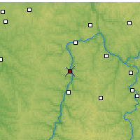 Nearby Forecast Locations - Steubenville - Carte