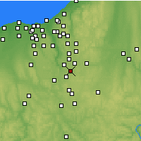 Nearby Forecast Locations - Tallmadge - Carte