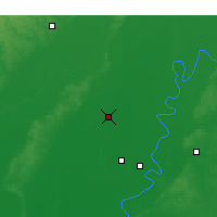 Nearby Forecast Locations - Kennett - Carte