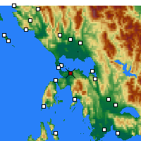 Nearby Forecast Locations - Vónitsa - Carte