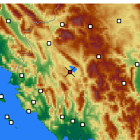 Nearby Forecast Locations - Anatolí - Carte