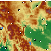 Nearby Forecast Locations - Kalambáka - Carte