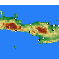 Nearby Forecast Locations - Lámpi - Carte