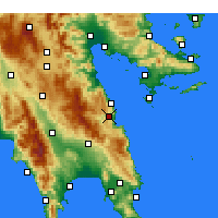Nearby Forecast Locations - Leonídio - Carte