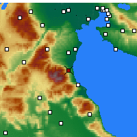 Nearby Forecast Locations - Litóchoro - Carte