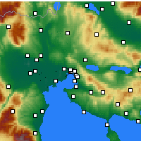 Nearby Forecast Locations - Meneméni - Carte