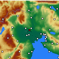 Nearby Forecast Locations - Pella - Carte