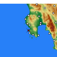 Nearby Forecast Locations - Pýlos - Carte