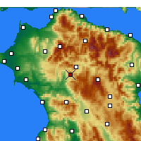 Nearby Forecast Locations - Tropaia - Carte