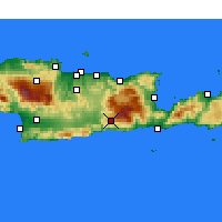 Nearby Forecast Locations - Viánnos - Carte