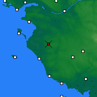 Nearby Forecast Locations - Les Herbiers - Carte