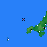 Nearby Forecast Locations - St Ives - Carte