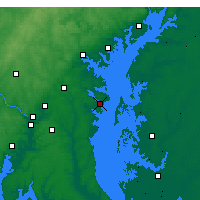 Nearby Forecast Locations - Annapolis - Carte