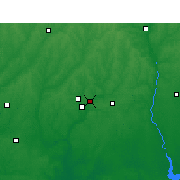 Nearby Forecast Locations - Ozark - Carte