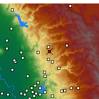 Nearby Forecast Locations - Grass Valley - Carte