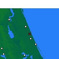 Nearby Forecast Locations - Ormond Beach - Carte