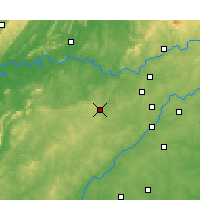 Nearby Forecast Locations - Paulding - Carte