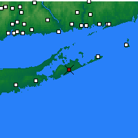 Nearby Forecast Locations - East Hampton - Carte