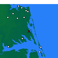 Nearby Forecast Locations - Currituck - Carte