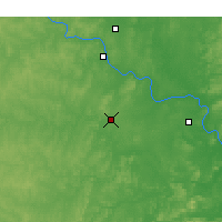 Nearby Forecast Locations - Okmulgee - Carte