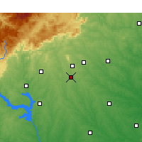 Nearby Forecast Locations - Greenville - Carte