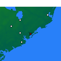 Nearby Forecast Locations - Mount Pleasant - Carte