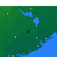 Nearby Forecast Locations - Summerville - Carte
