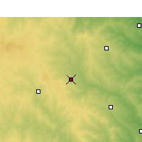 Nearby Forecast Locations - Comanche - Carte