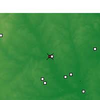 Nearby Forecast Locations - Hearne - Carte