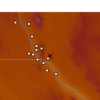 Nearby Forecast Locations - Fort Bliss - Carte