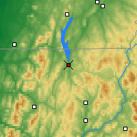 Nearby Forecast Locations - Newport - Carte