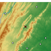Nearby Forecast Locations - Luray - Carte