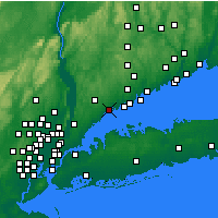 Nearby Forecast Locations - Greenwich - Carte