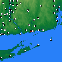 Nearby Forecast Locations - New London - Carte