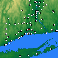 Nearby Forecast Locations - North Haven - Carte