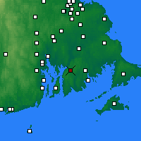 Nearby Forecast Locations - Fall River - Carte
