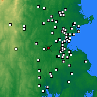 Nearby Forecast Locations - Natick - Carte