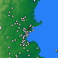 Nearby Forecast Locations - Peabody - Carte