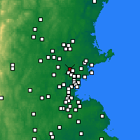 Nearby Forecast Locations - Reading - Carte