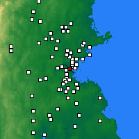 Nearby Forecast Locations - Somerville - Carte