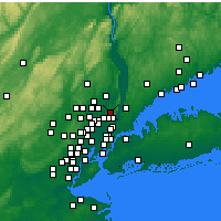 Nearby Forecast Locations - Bergenfield - Carte