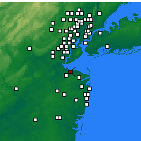 Nearby Forecast Locations - Keyport - Carte
