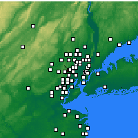 Nearby Forecast Locations - Montclair - Carte