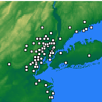 Nearby Forecast Locations - North Bergen - Carte