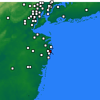 Nearby Forecast Locations - Red Bank - Carte