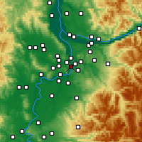 Nearby Forecast Locations - West Linn - Carte