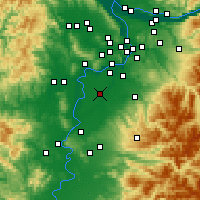 Nearby Forecast Locations - Woodburn - Carte