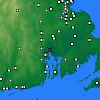Nearby Forecast Locations - East Providence - Carte